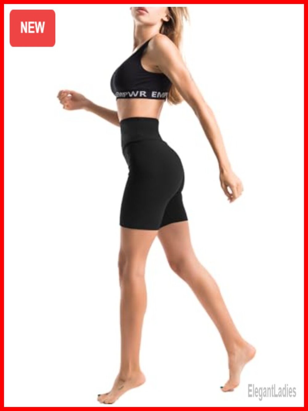 2 Pack High Waisted Biker Shorts for Women Non See-Through Spandex Workout - Picture 5 of 6